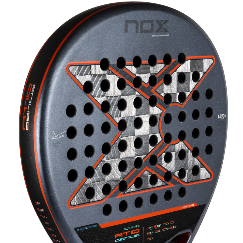 Raquette de padel Nox AT10 Genius 18K by Agustin Tapia 2025